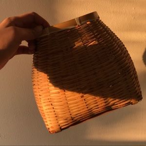 Wicker plant basket!